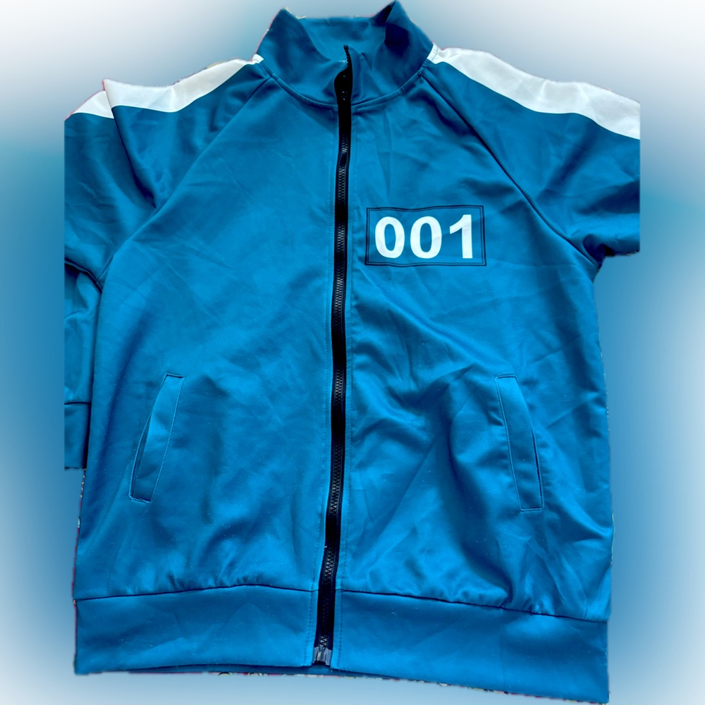 Squid game 001 player number Halloween costume